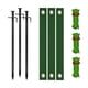 thumbnail image 3 of Estacas y soportes para árboles, kit de estacas para árboles de alta resistencia, fácil de usar, alto rendimiento para árboles jóvenes, suministros de Estaca negra, 3 of 5