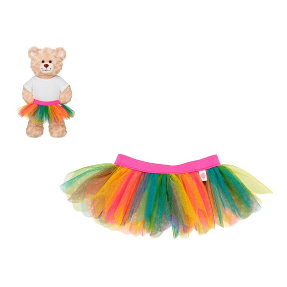Tutú arcoíris Build A Bear brillo colección