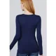 thumbnail image 2 of Camiseta Mujer Elasticada Manga Larga Interior Polar 5523, 2 of 2