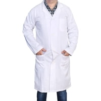 Bata De Laboratorio Dr Uniforms Dr Instruments Dr201-L, Unisex, Blanca, Talla L