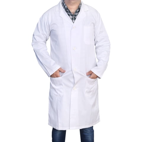 Bata De Laboratorio Dr Uniforms Dr Instruments Dr201-L, Unisex, Blanca, Talla L