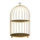 thumbnail image 3 of Bird Cage Desktop Perfume Organizador Titular Mostrador Maquillaje Rack 2-Tiers, 3 of 5