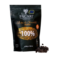 Chip De Chocolate Orgánico 100% Cacao 200G Paccari Sin Gluten