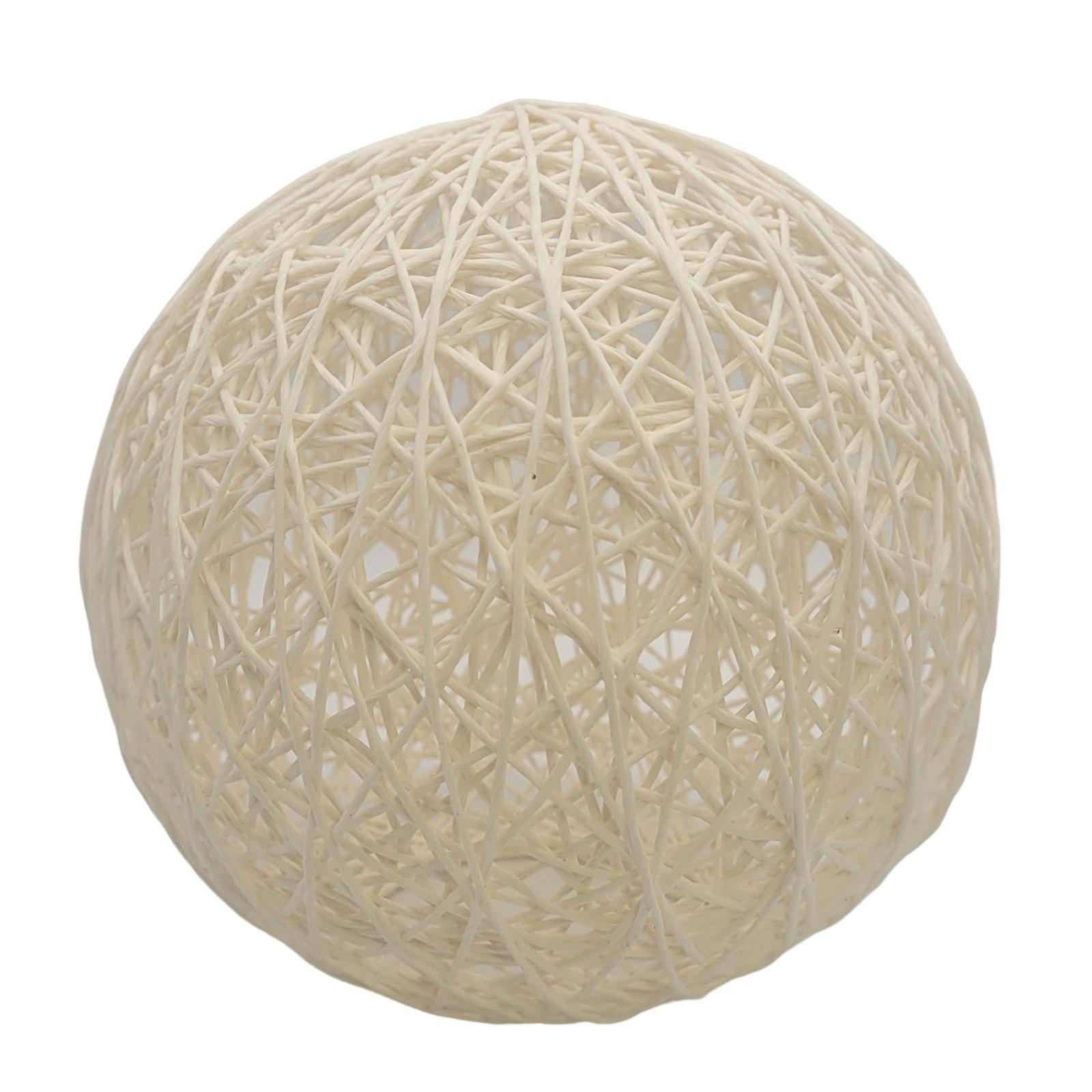 Magideal - Pantalla De Bola De Cuerda De Papel Pantalla De Lámpara De Techo Pantalla De Lámpara Decorativa Pantalla De Lámpara Rústica Para Pasillo Restaurante B