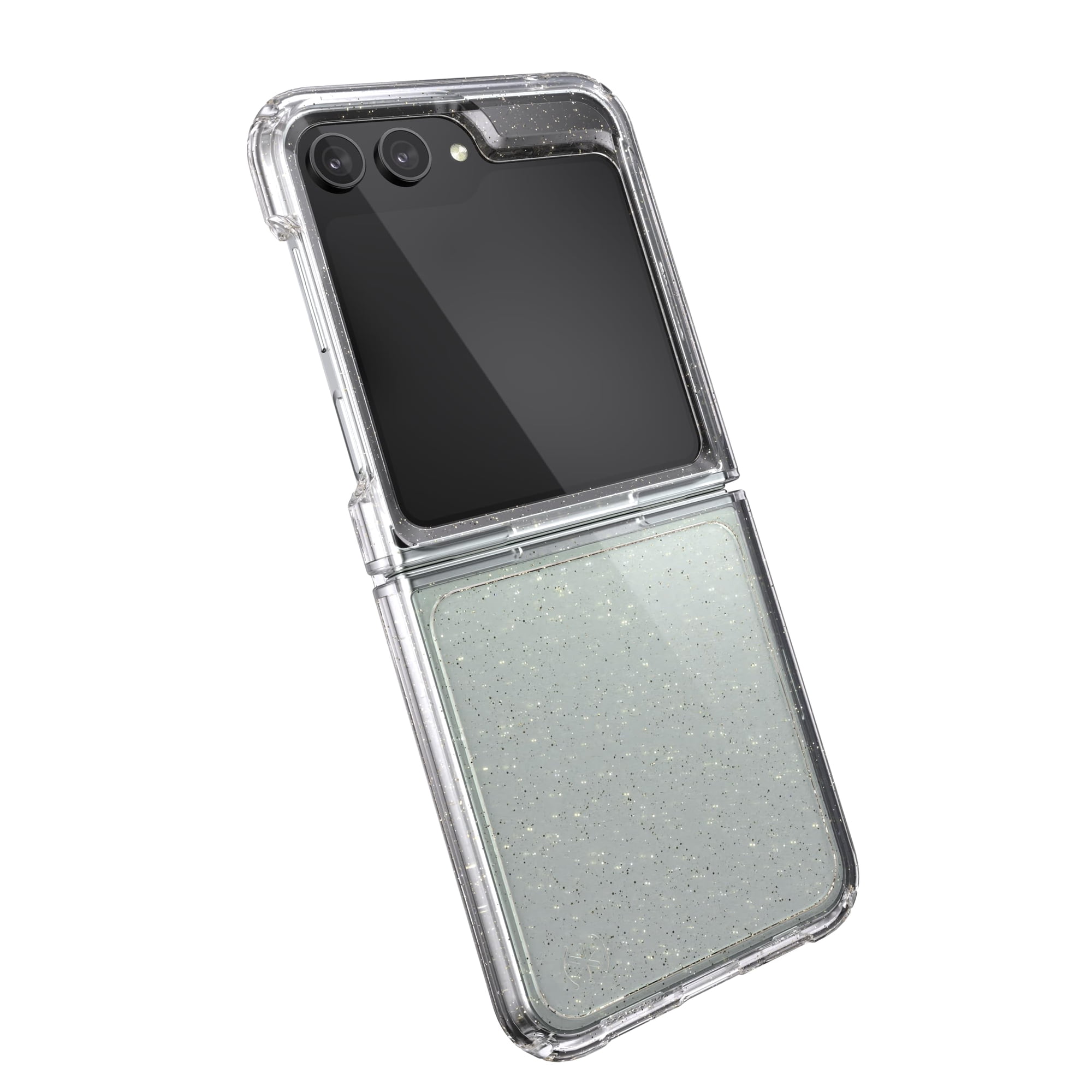Funda Para Celular Speck Galaxy Z Flip 5 Transparente Con Brillantina Plegable
