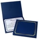 thumbnail image 1 of Carpeta De Certificados Azul Clásica De Con Borde Dorado Juego De 25 9 1 2 X 12 Pu, 1 of 7