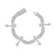 thumbnail image 1 of Pulsera de Moissanita para Hombre Pulseras de Eslabones Color D VVS1 Pulsera Cruzada para Hombre Pulseras de Plata Esterlina 925 Accesorios de Joyería para Hombre 6.5-8.5 Inch, 1 of 4