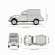 thumbnail image 4 of Auto Citroen 2CV Fourgonnette Escala 1:60 - Welly, 4 of 5