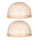 thumbnail image 5 of Gorro de Peluca, Gorro de Peluca para Peluca con Malla Frontal, Gorros Calvos Transpirables de Nailon Invisible Fino Transparente Real, Accesorios Par Marrón, 5 of 5