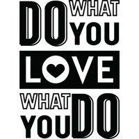 Rienda Libre Graphics - Decomural Do What You Love Inspirational Ws-46126