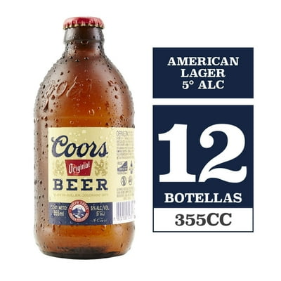 Cerveza Original 5° Pack 12 Botella 355 Ml Coors