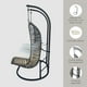 thumbnail image 5 of Silla Colgante Capri Relan Doble Color Beige y Gris, 5 of 8