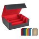 thumbnail image 2 of Caja Para Mazo De Cartas Multiusos Con Cierre Magnético Almacenamiento De Cartas De Juego Estándar Forro Negro Rojo, 2 of 5