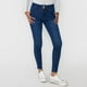 thumbnail image 2 of Jeans Mujer Skinny Tiro Alto Azul Oscuro Botones Corona, 2 of 5