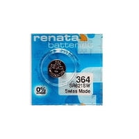 Batería Renata 364 De Óxido De Plata, 60 Mah (Paquete De 5)