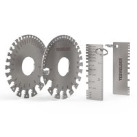 Calibre De Chapa Metálica Yeswelder Redondo De Acero Inoxidable De Doble Cara