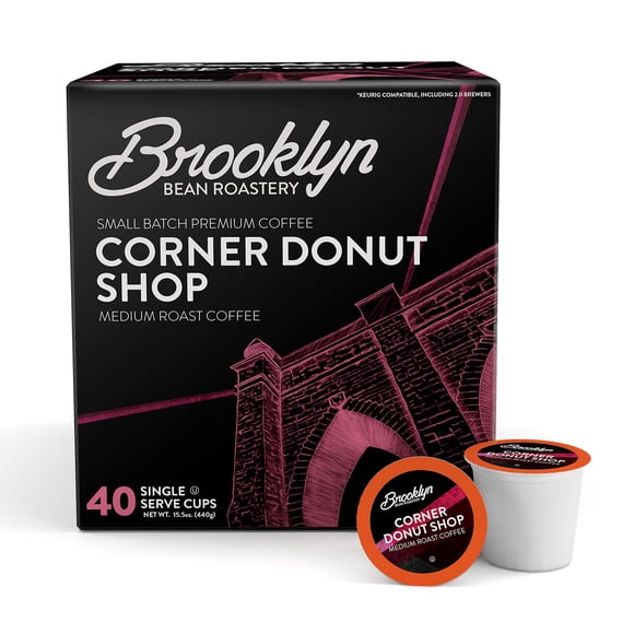 Cápsulas De Café Brooklyn Beans Corner Donut Shop 40 Unidades