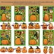 thumbnail image 2 of 16pcs, Halloween DIY Pumpkin Decoration Sticker Set, Pumpkin Horror Decoration Sticker, Vinyl Waterproof Party Decoration Sticker, Cartoon Fun Decoration Sticker, Halloween Decorations, Back To School, 2 of 3