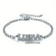 thumbnail image 1 of 1pc Stainless Steel Fashion New Zodiac Letter Pendant Bracelet Jewelry Gift Birthday Gift, 1 of 5