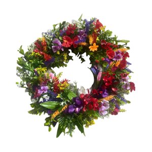 Bothyi - Guirnalda Floral Guirnalda Colgante Guirnalda De Puerta Para Decoración Interior Al Aire Libre 40 Cm