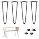 thumbnail image 1 of Patas para mesa tipo horquilla Genius Iron de metal sólido, 35 cm, 4 piezas, 1 of 7