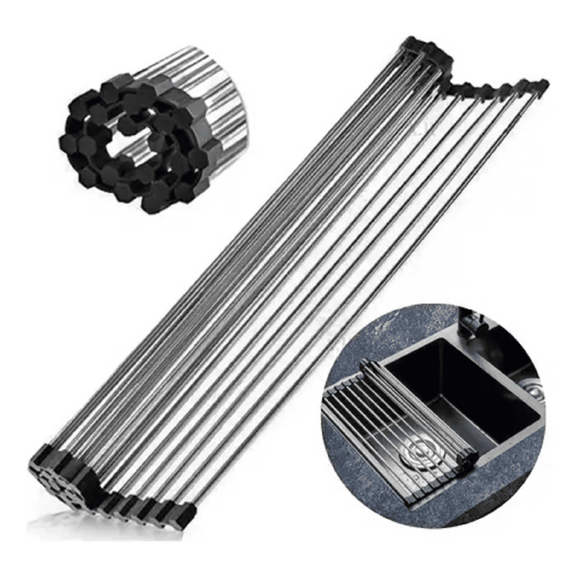 Genérico - Rejilla Escurridor Plegable Cocina Inoxidable