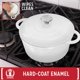thumbnail image 3 of Juego de Cocina Basque de 7 Piezas de Hierro Fundido Esmaltado Blanco, 3 of 6