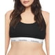 thumbnail image 1 of Bralette Calvin Klein, moderno, de algodón sin aros, negro, para mujer, 1 of 2