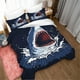 thumbnail image 2 of 3D Cartoon Sea Shark Animal Quilt Cover Set Ropa de Cama Set Funda Nórdica Fundas de almohada, 2 of 3
