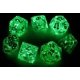 thumbnail image 2 of Juego Game Dice Chessex Nebula Polyhedral Set Spring with White Luminary, 2 of 2