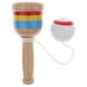 thumbnail image 1 of madera pintada kendama habilidad pelota taza kendama juguete educativo blanco, 1 of 5