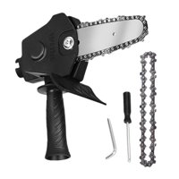 Ioensy - Mini Soportes De Motosierra De Mano Con Llave Portátil Para Jardín Negro