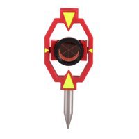 Magideal - Conjunto Topográfico De Miniprisma Para Estación Total Para Estaciones Totales De Miniprisma De Ingeniería Para Exteriores De Construcción De 0Mm Con Varilla