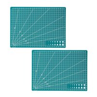 Magideal - 2 Uds Tablas Cortadas En Rejilla, Tapetes De Corte, Tapete Artístico Para Grabado, Tapetes De Costura De Doble Cara Para Manualidades, Patchwork, Proy 30Cm X 22Cm X 09Mm