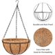 thumbnail image 3 of Maceta colgante Wizdar, 5 unidades, metal, 25 cm, redonda, 3 of 7