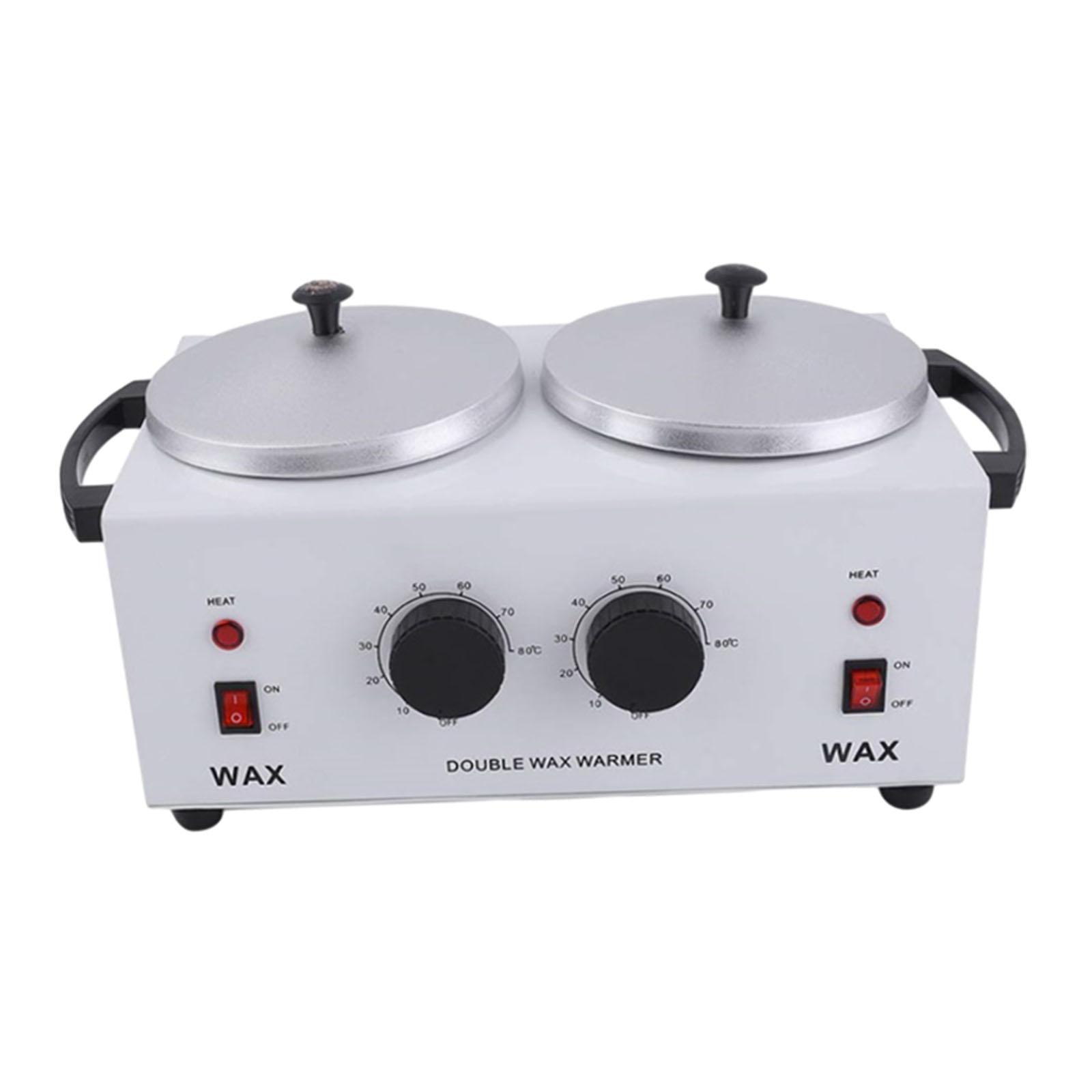 Magideal - Máquina De Fusión De Cera Caliente, Máquina Calentadora De Cera, Herramienta Depiladora Depilatoria Profesional, Máquina Manual De Doble Horno Para El