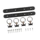 thumbnail image 5 of Control De Carga L Track Negro Para Remolques Utilitarios, Cajas De Camiones Y Motocicletas Con Cerradura, 5 of 5