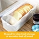 thumbnail image 2 of Tapas/recipientes herméticos Easy Essentials para almacenar alimentos, sin BPA, caja para pan de 21.1 tazas, transparente, 2 of 8