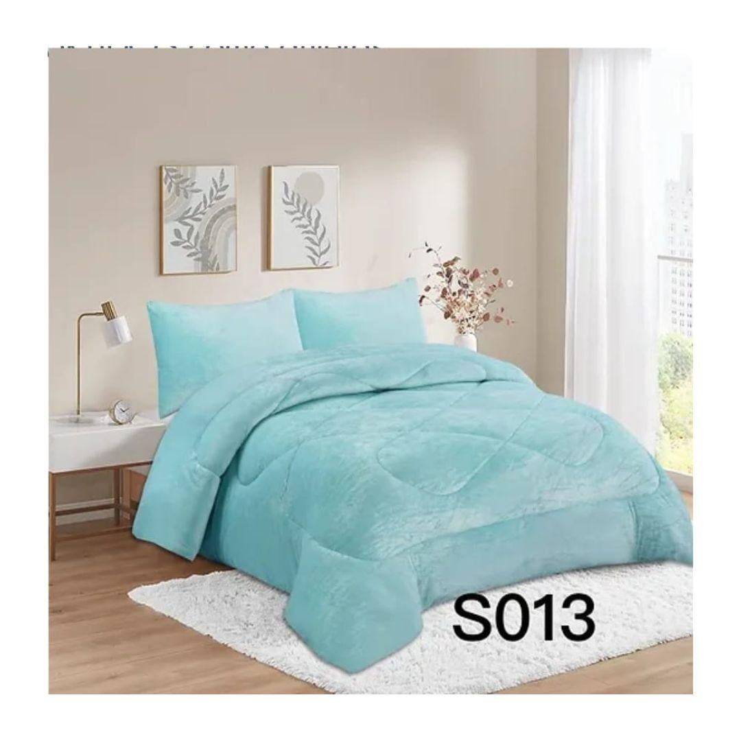 Genérico - Cobertor Chiporro 1 1/2 Plazas - Celeste S013