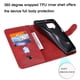 thumbnail image 4 of Funda con Cremallera para Samsung Galaxy A12 5G, Carcasa Cartera de Cuero PU con Soporte y Tarjetero, 4 of 5