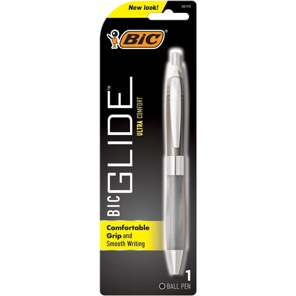 Bolígrafo retráctil Pen BIC Glide Ultra Comfort, color negro