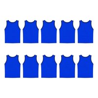 Linea Sport - Pack X10 Chalecos Deportivo De Malla Calado Cerrado De Adultos