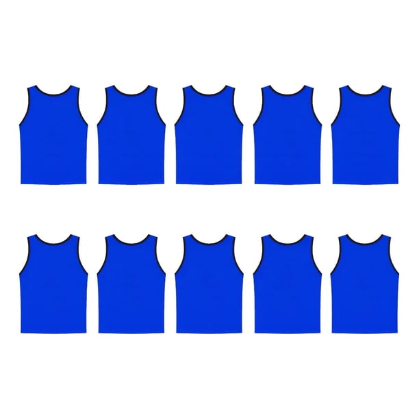 Pack X10 Chaleco Deportivo De Malla Peto Calado Adulto XL