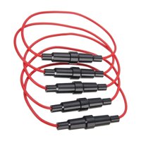 Ioensy - Portafusibles De 5 Uds, Fácil De Usar, Cable Awg De Calibre 10A 18 Para Furgonetas, Coches, Marinos
