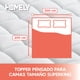 thumbnail image 5 of Topper Cubre Colchon SuperKing 90% Pluma Pecho Ganso Homely, 5 of 10