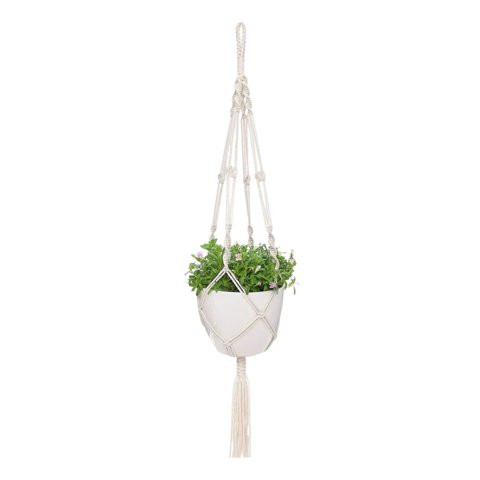 Quípu - Colgante Para Plantas Macramé
