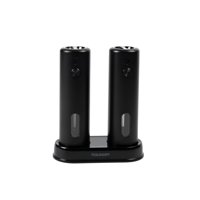 Molinillo Eléctrico Salero Sal Pimienta Haussen Con Luz Led