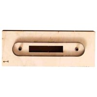 Magideal - Troquel De Corte De Cuero Y Madera, Troquel De Corte De Cuero, Herramientas De Corte, Molde De Corte Hecho A Mano Para Colgante De Cartera, Llavero, 95 Cm X 18 Cm