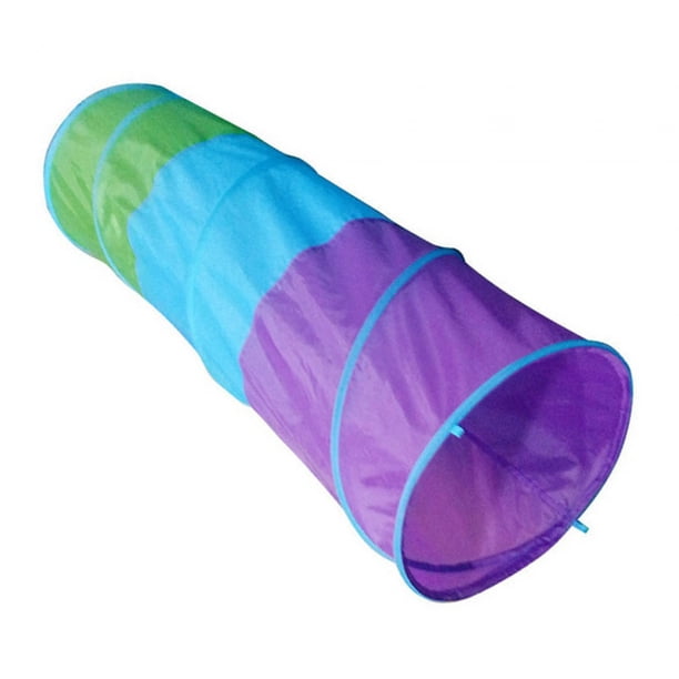 Tienda De Campaña Con Túnel Para Niños, Casa De Juegos Para Regalo, Juegos De Interior Y Exterior Para Niños Y Niñas, 1,5 M, Color Violeta Y Verde