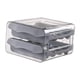 thumbnail image 3 of Cocina Frigorífico Huevera 32 Rejilla Doble Capa Tipo Cajón Apilable Gris, 3 of 5